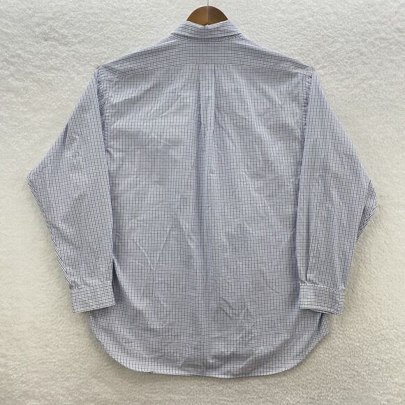 Ralph Lauren Blake Shirt Mens XL Blue Flannel Plaid Preppy Corpcore Button Down - Picture 7 of 15